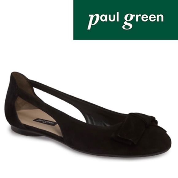 paul green black flats